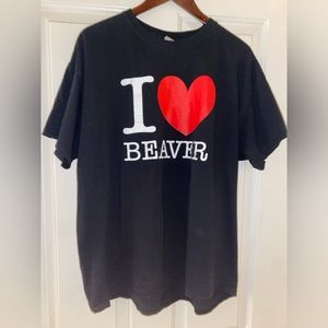 I Love Beaver T-Shirt (I Heart Beaver)
